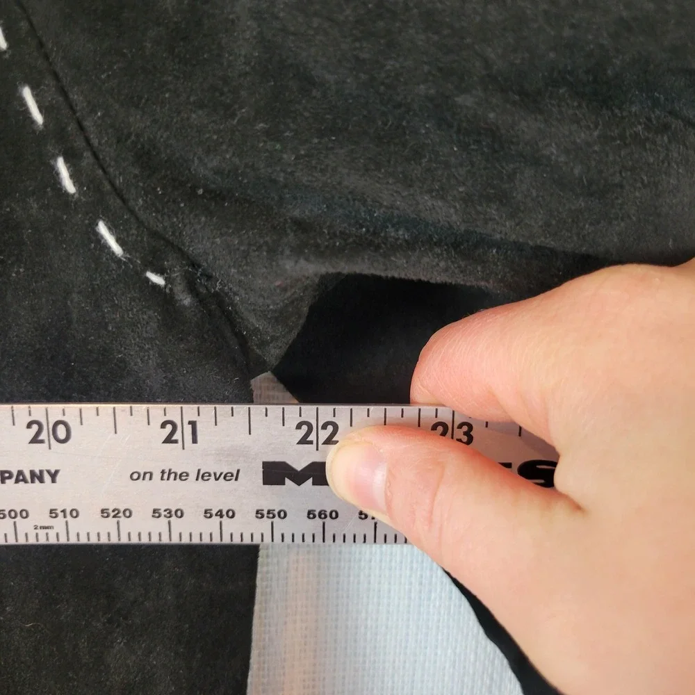 Vintage D&Co Suede Jacket Black Size‎ Extra Large